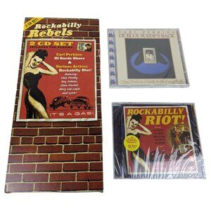 Rockabilly Rebels 2 CD Box Set Long Box 2004 w/ VERY RARE Carl Perkins‎ CD